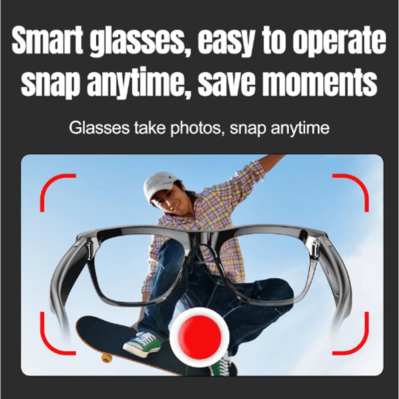 VisionX AI Smart Camera Glasses HD Video Translation Bluetooth Call Sunglasses 7