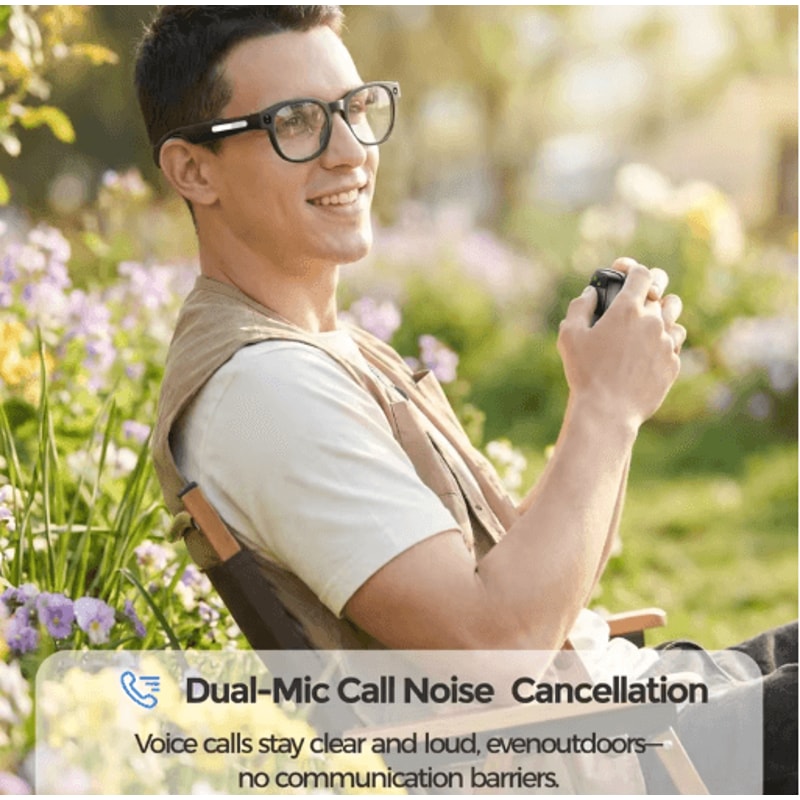 VisionX AI Smart Camera Glasses HD Video Translation Bluetooth Call Sunglasses 9