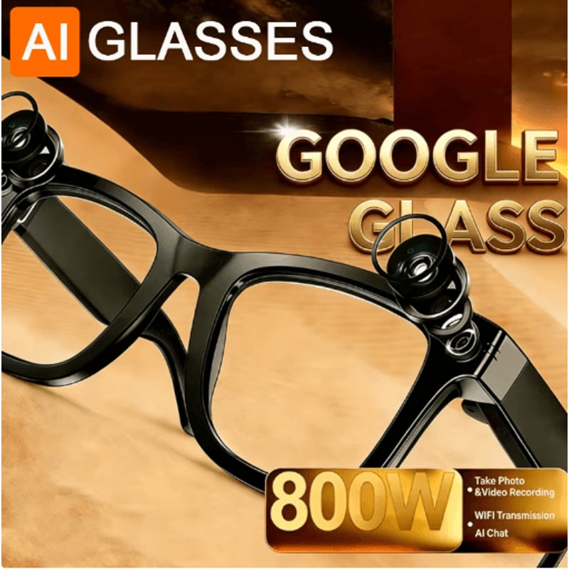 VisionX AI Smart Camera Glasses HD Video Translation Bluetooth Call Sunglasses 0