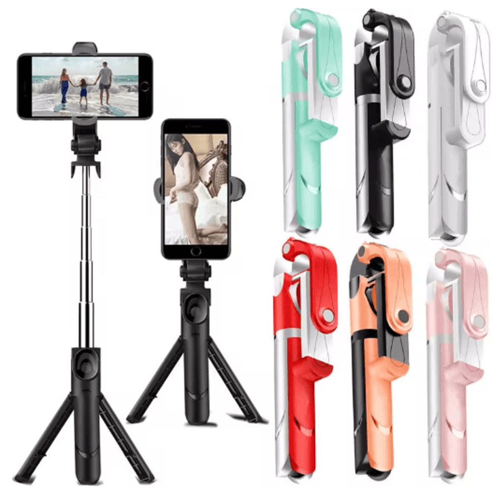 3in1 Bluetooth Selfie Stick Tripod With Remote Portable Phone Tripod Stand For IPhone Android 9