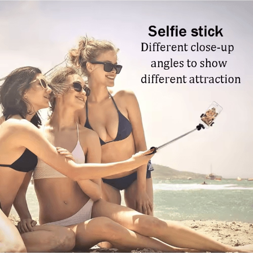 3in1 Bluetooth Selfie Stick Tripod With Remote Portable Phone Tripod Stand For IPhone Android 11