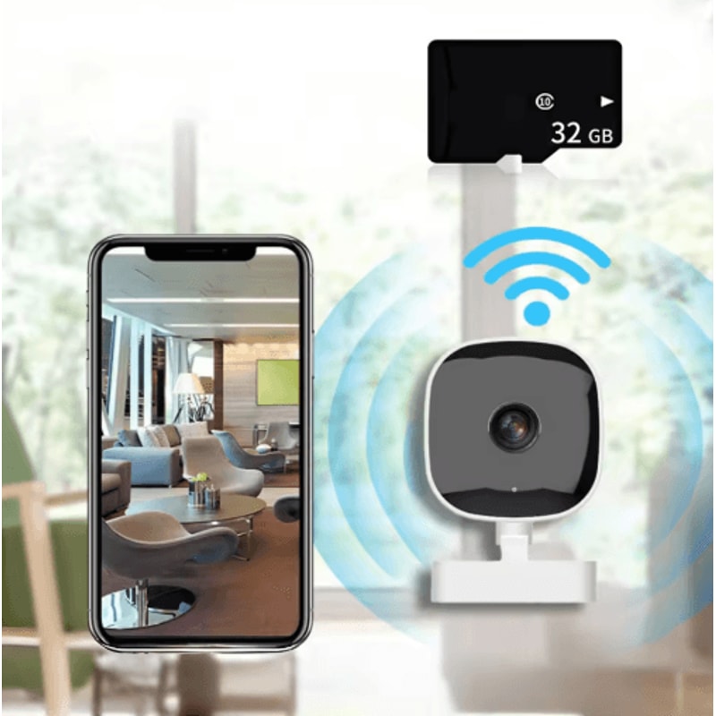 4K Mini WiFi Security Camera With Night Vision Motion Detection Waterproof Outdoor Surveillance Ca 2