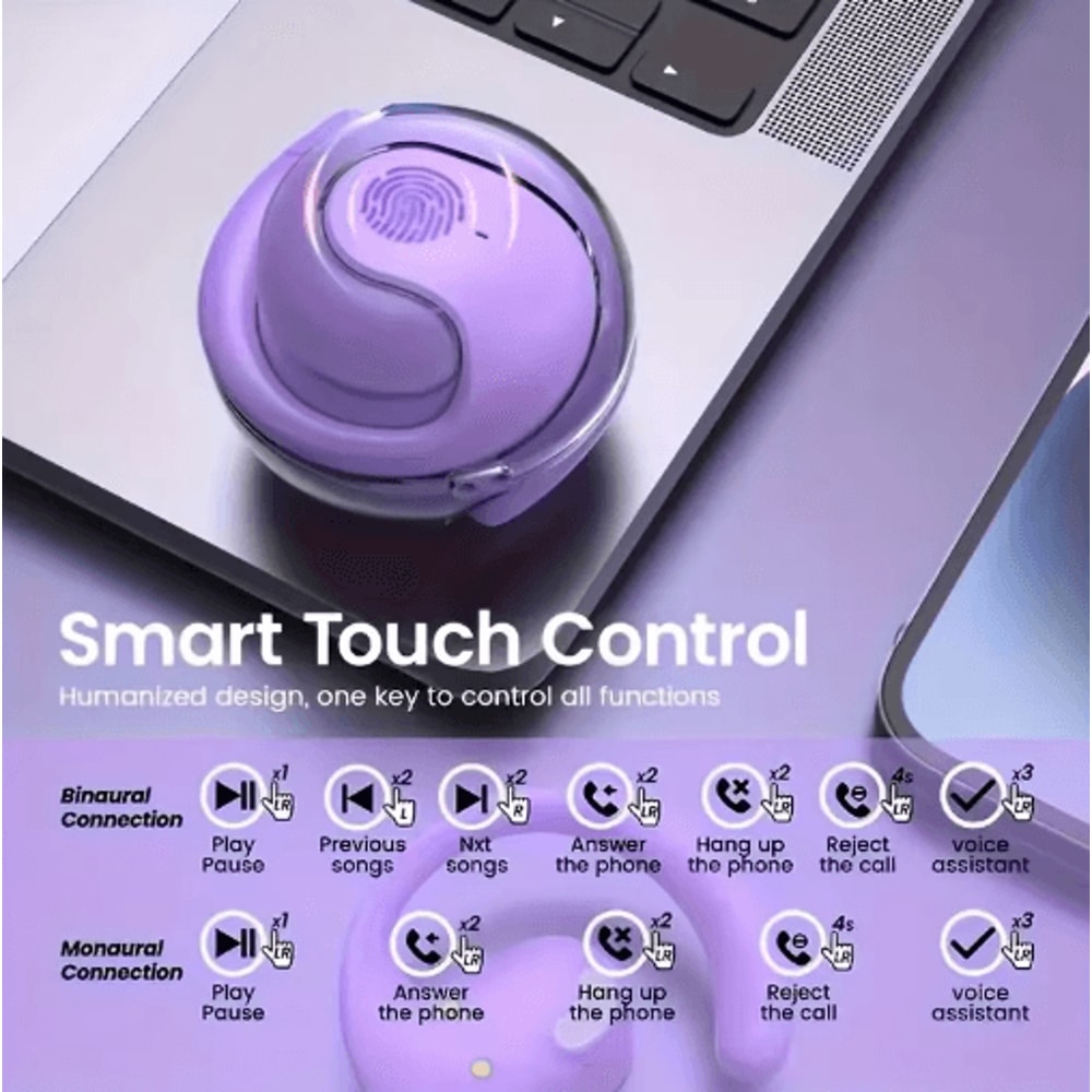 OWS BY01 AI Translation Earbuds Wireless Bluetooth Translator Earphones With 150 Language Support 5