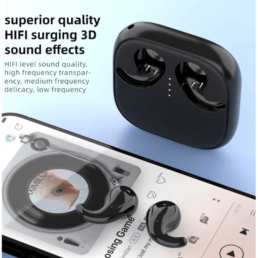 T70 SleepFit TWS Wireless Earbuds Lightweight Bluetooth Earbuds With USBC Charging Comfortable Fit 2