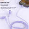 HiFi TypeC Wired Earbuds 12M USB C Sport Earphones With Mic Digital Chip Audio 0