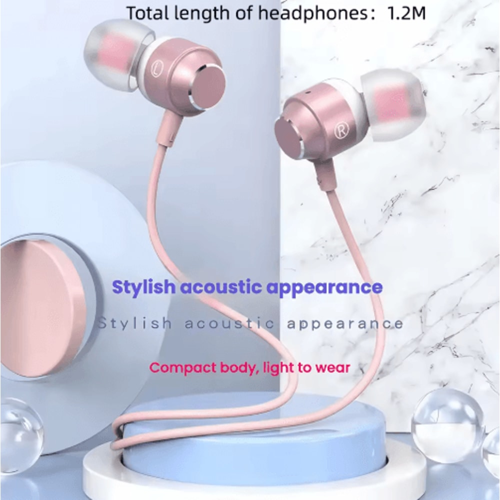 Premium USBC Wired Earbuds 12M Type C Headphones With Digital Chip For Android IOS 6