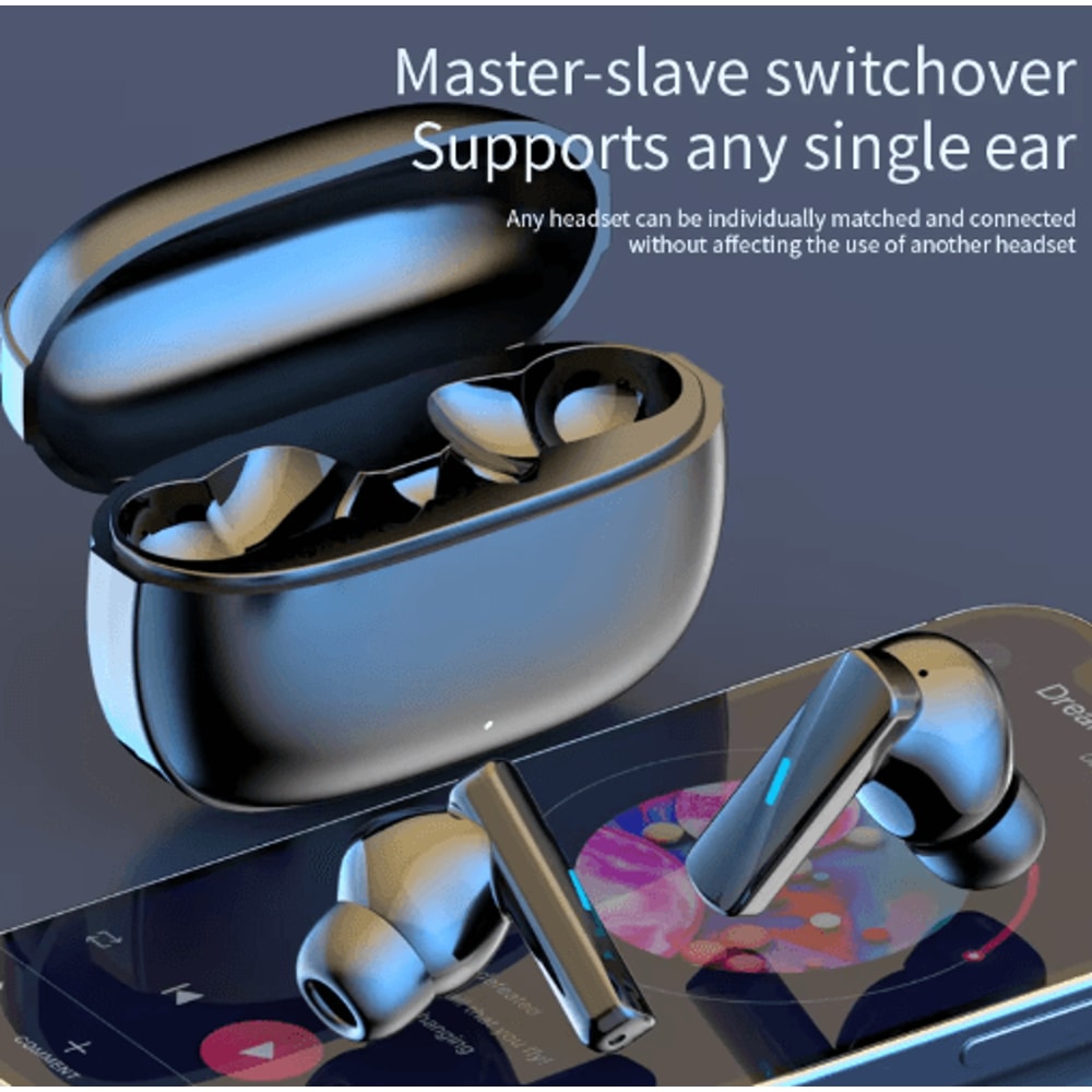 Mate50 BT53 TWS Earbuds HiFi Stereo Wireless Earphones With ANCENC Low Latency Gaming Mode 0