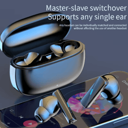 mate50 bt5.3 tws earbuds – hifi stereo wireless earphones with anc/enc & low latency gaming mode