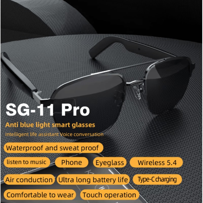 SG11 PRO Smart Audio Sunglasses TWS Wireless Bluetooth Glasses For Sports Outdoor Use 3