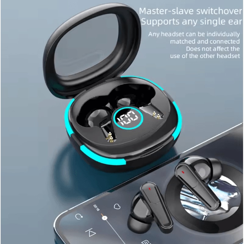 Plus50 ANCENC Wireless Earbuds True Wireless Bluetooth Earphones With LED Display Smart Touch 3