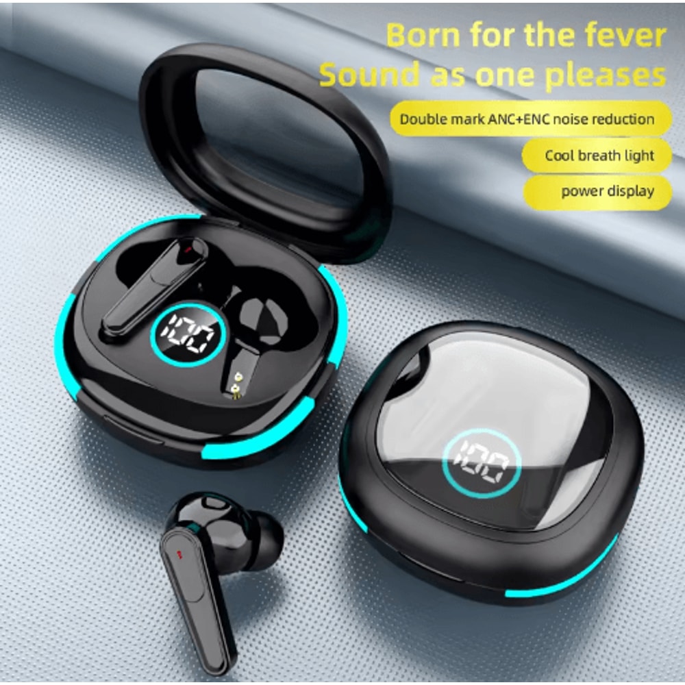 Plus50 ANCENC Wireless Earbuds True Wireless Bluetooth Earphones With LED Display Smart Touch 5