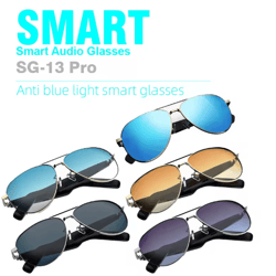 sg13 smart audio glasses – bluetooth 5.4 open-ear eyewear for ios & android
