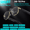 SG16 Pro Smart Audio Glasses Anti Blue Light Bluetooth Sunglasses With Gold Frame For Sports Dail 3