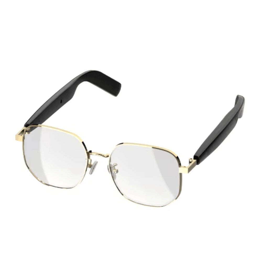SG16 Pro Smart Audio Glasses Anti Blue Light Bluetooth Sunglasses With Gold Frame For Sports Dail 5