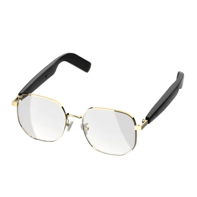 SG16 Pro Smart Audio Glasses Anti Blue Light Bluetooth Sunglasses With Gold Frame For Sports Dail 5