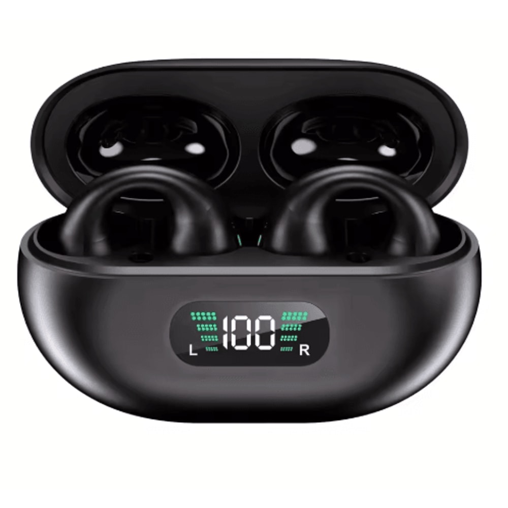 S2222 ClipOn TWS Wireless Earbuds Mini Bluetooth Headset With ANC Digital Display 4