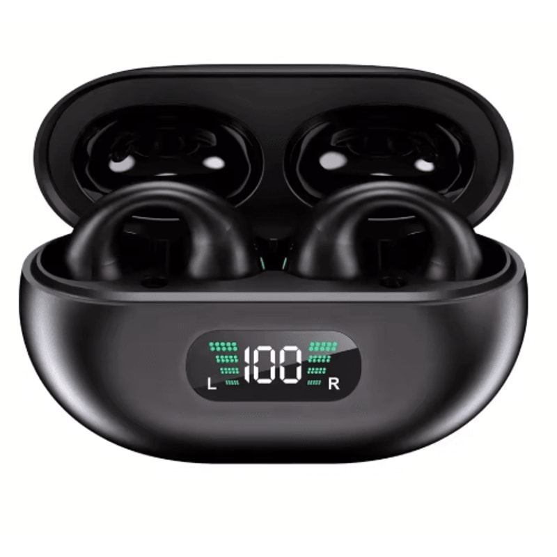 S2222 ClipOn TWS Wireless Earbuds Mini Bluetooth Headset With ANC Digital Display 4
