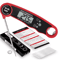Instant Read Digital Meat Thermometer High Accuracy Waterproof BBQ Kitchen Thermometer With Backl 2