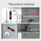 Instant Read Digital Meat Thermometer High Accuracy Waterproof BBQ Kitchen Thermometer With Backl 6