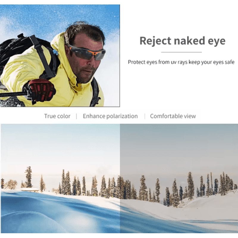 1080P HD Camera Sunglasses Wearable Video Recording Glasses With Polarized Lens For Outdoor Sport 5