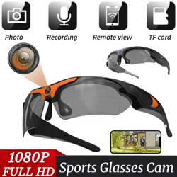 1080p hd camera sunglasses – wearable video recording glasses with polarized lens for outdoor & sports