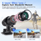 Mini 1080P Action Camera With Flashlight Waterproof Helmet Camera For Bike Motorcycle 6