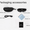 4K Smart Camera Glasses Wearable HD Video Recording Eyewear For Driving Outdoor Use 3
