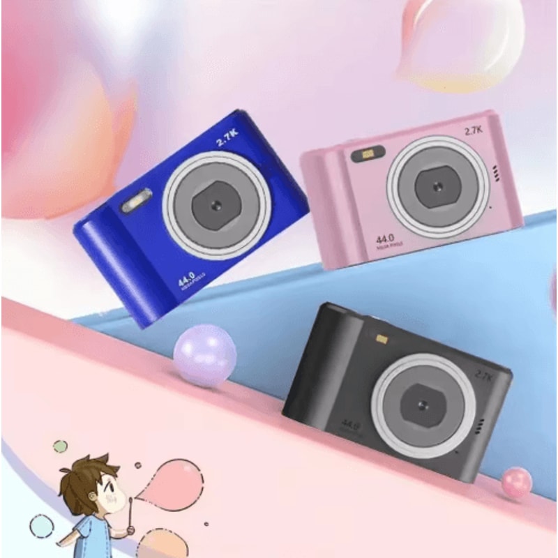 Kids Autofocus Digital Camera 1080P Compact Camcorder With 8times Zoom For Beginners 5