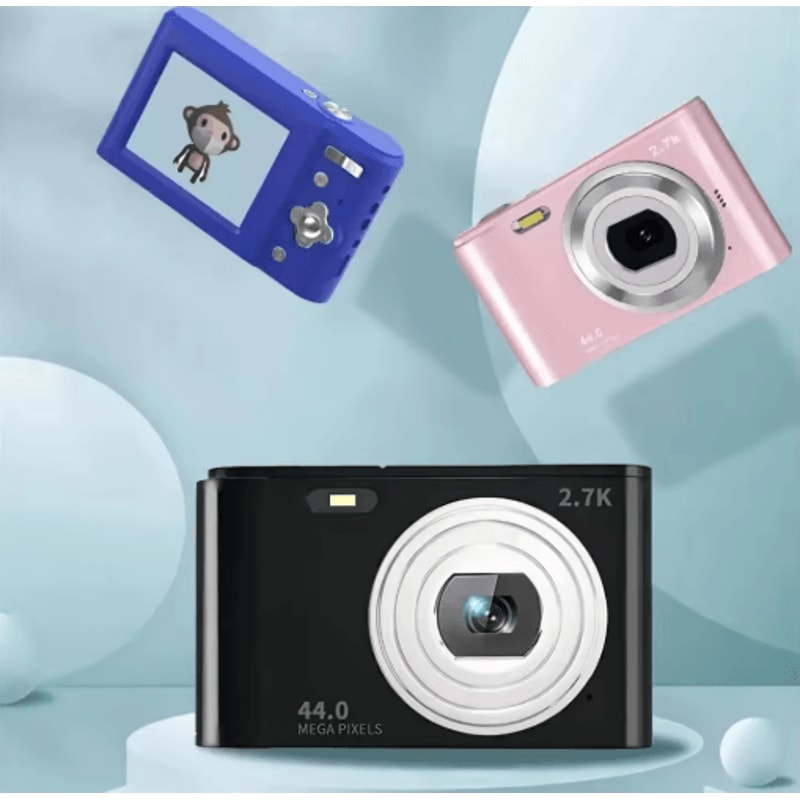 Kids Autofocus Digital Camera 1080P Compact Camcorder With 8times Zoom For Beginners 0