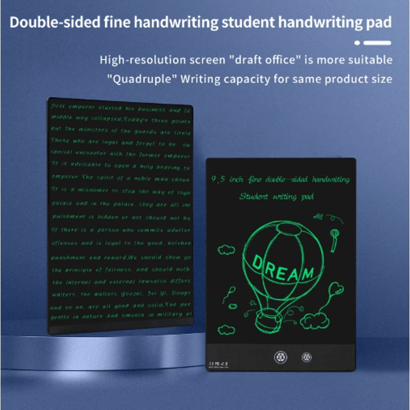 95 LCD Writing Tablet Reusable Digital Drawing Board Electronic Notepad For Kids And Learning 0