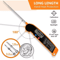 Instant Read Digital Meat Thermometer High Accuracy Waterproof BBQ Kitchen Thermometer With Backl 8