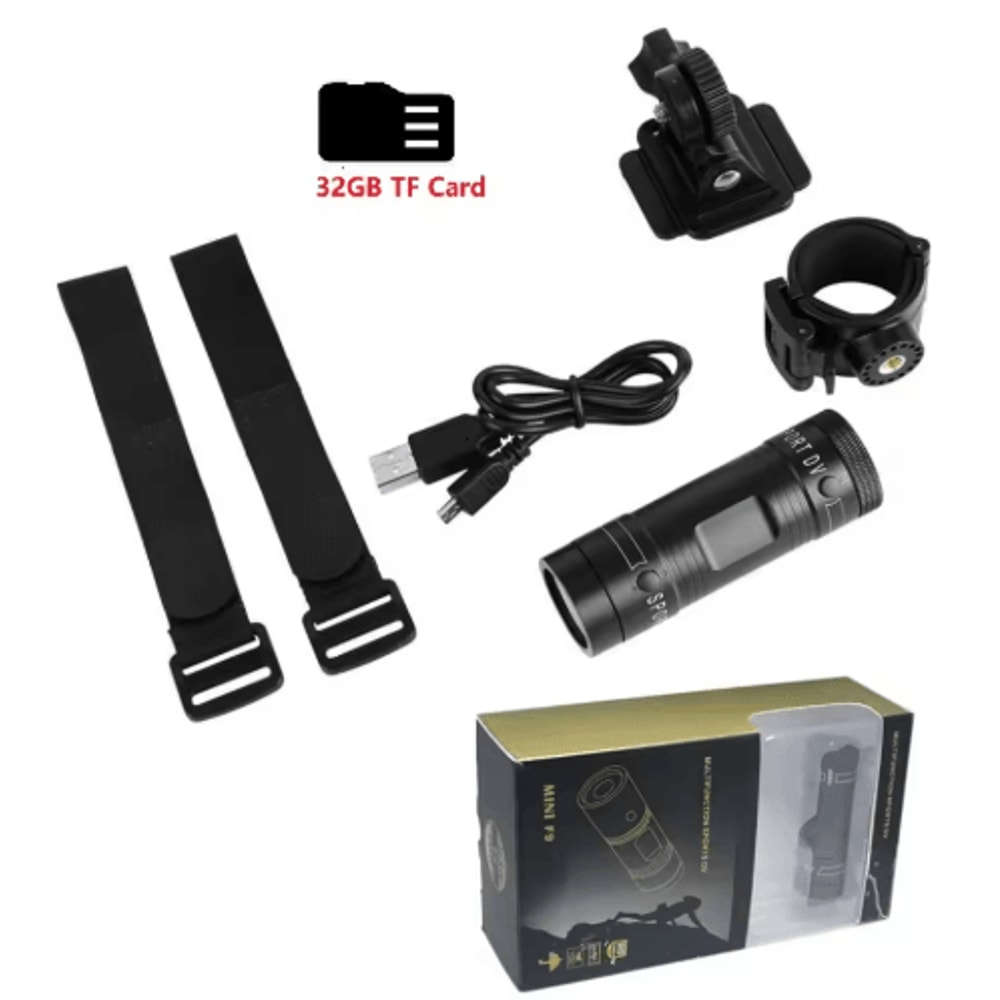 F9 1080P Action Camera Mini Helmet Cam With DVR Audio For Bike Motorcycle Outdoor Sports 2