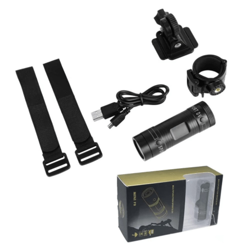 F9 1080P Action Camera Mini Helmet Cam With DVR Audio For Bike Motorcycle Outdoor Sports 4
