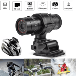 f9 1080p action camera – mini helmet cam with dvr & audio for bike, motorcycle & outdoor sports