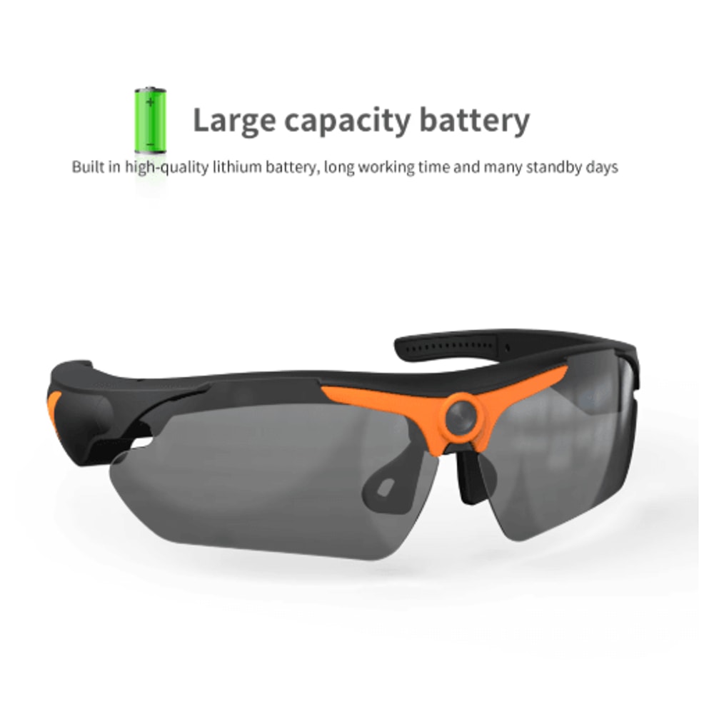 1080P Smart Camera Sunglasses WideAngle Wearable Video Recording Glasses For Outdoor Sports 5
