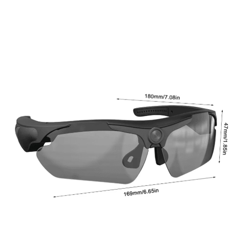 1080P Smart Camera Sunglasses WideAngle Wearable Video Recording Glasses For Outdoor Sports 8