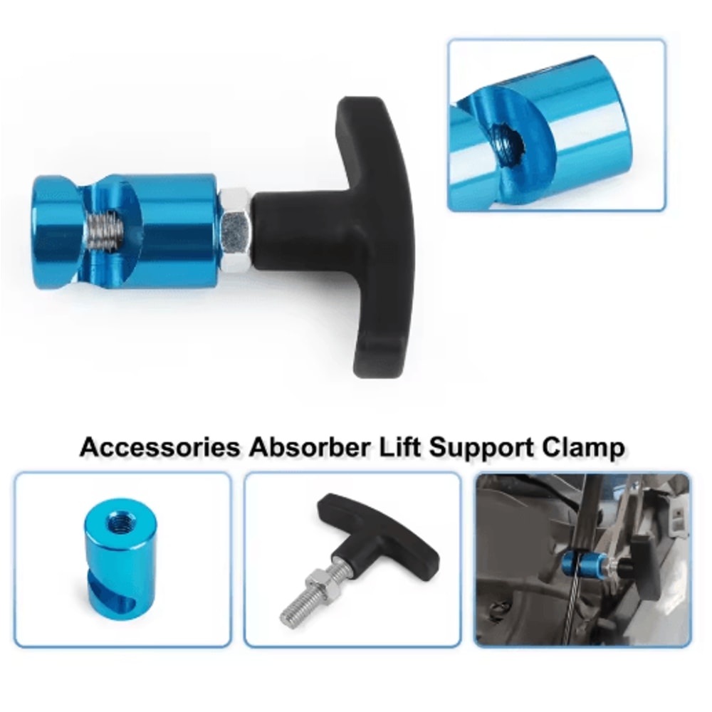 Universal Car Hood Support Clamp AntiSlip Engine Cover Holder Strut Fixing Clip 5