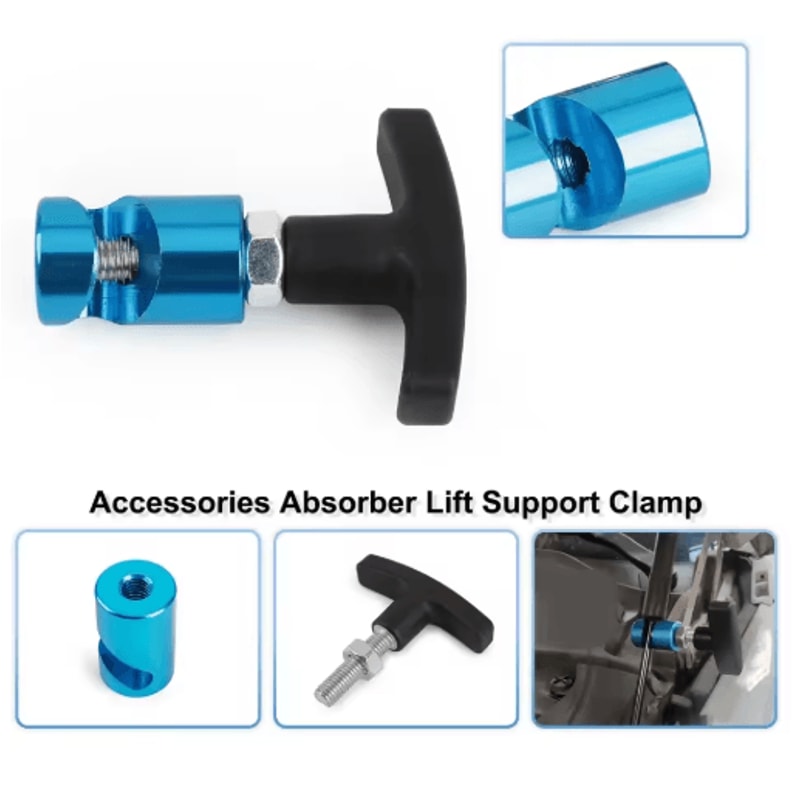 Universal Car Hood Support Clamp AntiSlip Engine Cover Holder Strut Fixing Clip 5