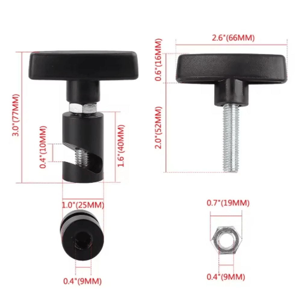 Universal Car Hood Support Clamp AntiSlip Engine Cover Holder Strut Fixing Clip 7
