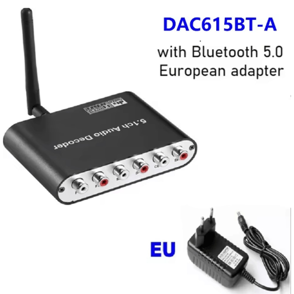 Digital 51 Audio Decoder Converter Dolby DTS To Analog Surround Sound Adapter For Home Theater 3