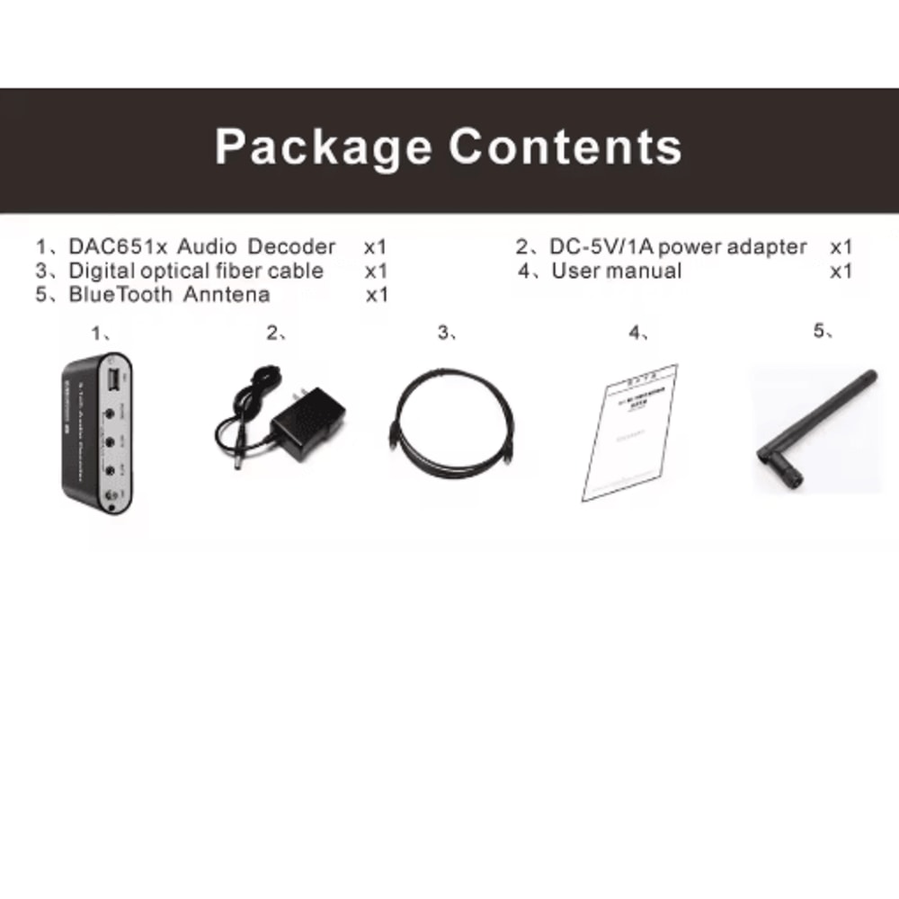 Digital 51 Audio Decoder Converter Dolby DTS To Analog Surround Sound Adapter For Home Theater 5