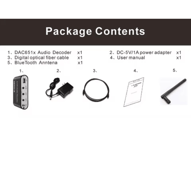 Digital 51 Audio Decoder Converter Dolby DTS To Analog Surround Sound Adapter For Home Theater 5