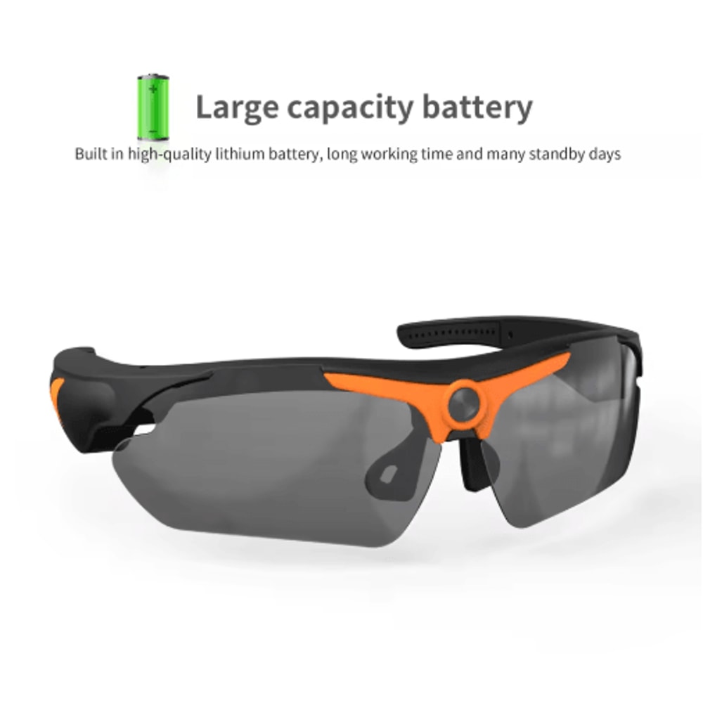 1080P Smart Camera Sunglasses WideAngle Wearable Video Recording Glasses For Outdoor Sports 4