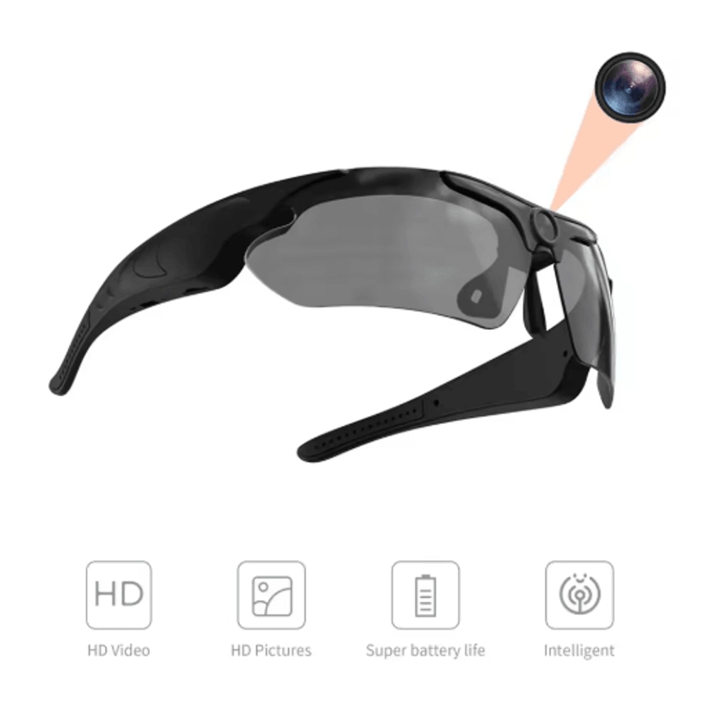 1080P Smart Camera Sunglasses WideAngle Wearable Video Recording Glasses For Outdoor Sports 7