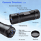 Mini 1080P Action Camera With Flashlight Waterproof Helmet Cam For Bike Motorcycle Recording 4