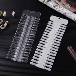 36pcs nail art display board set – removable false nail palette for gel polish practice