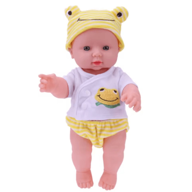 30cm Reborn Baby Girl Doll Realistic Soft PVC Lifelike Baby Companion Toy For Kids 2