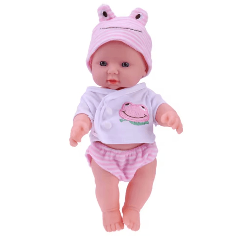 30cm Reborn Baby Girl Doll Realistic Soft PVC Lifelike Baby Companion Toy For Kids 3