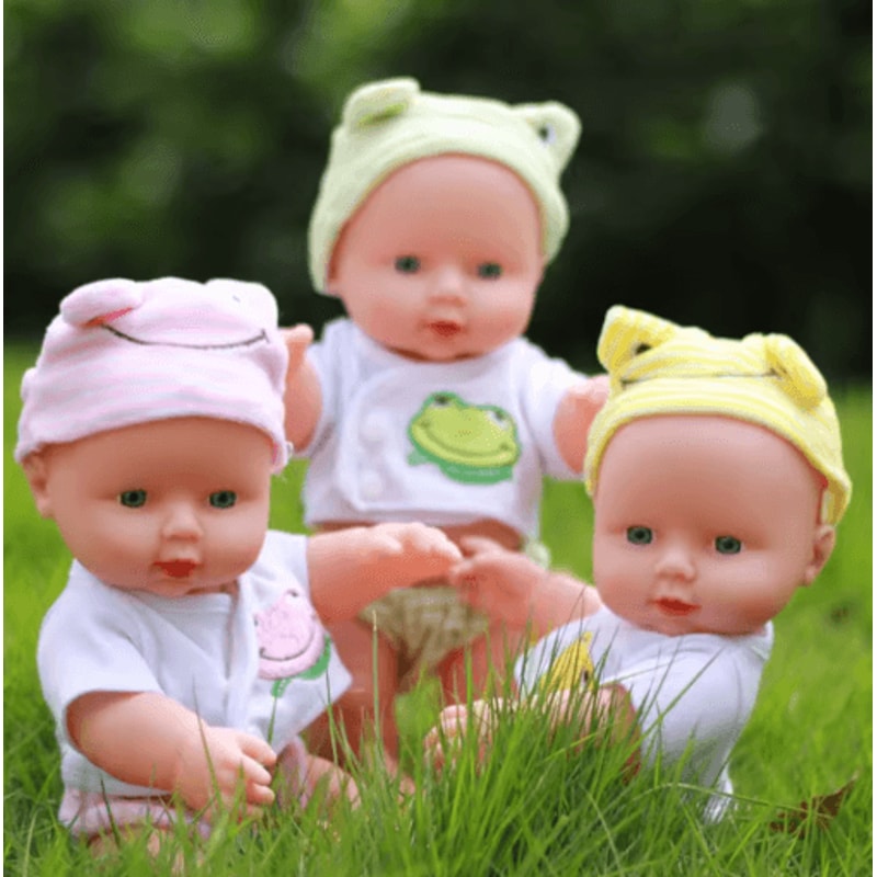 30cm Reborn Baby Girl Doll Realistic Soft PVC Lifelike Baby Companion Toy For Kids 4