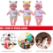 30cm Reborn Baby Girl Doll Realistic Soft PVC Lifelike Baby Companion Toy For Kids 8
